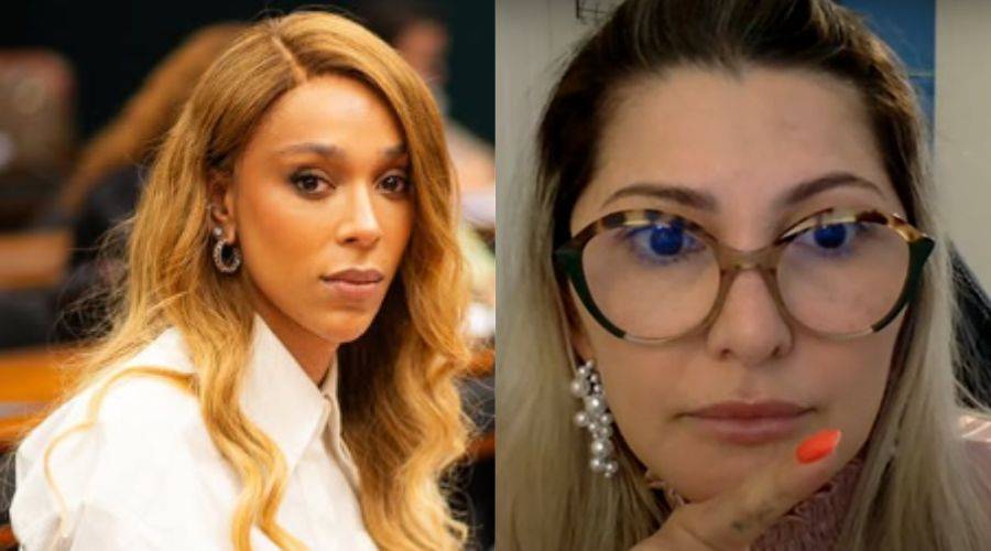 Erika Hilton processa influencer que a chamou de ‘preta do cabelo duro’