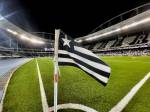 RIO DE JANEIRO, BRAZIL - APRIL 26: The Botafogo corner flag prior to the Brasileirao 2025 match between Botafogo and Fluminense at Estádio Olímpico Nilton Santos on April 26, 2025 in Rio de Janeiro, Brazil. (Photo by André Ricardo/Sports Press Photo/Getty Images)