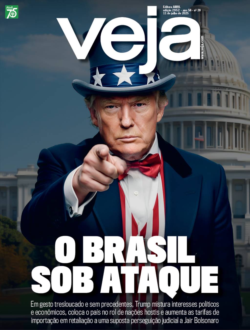 O BRASIL SOB ATAQUE - 11/07/2025
