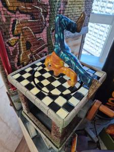 escultura de chocolate de Abner Ivan