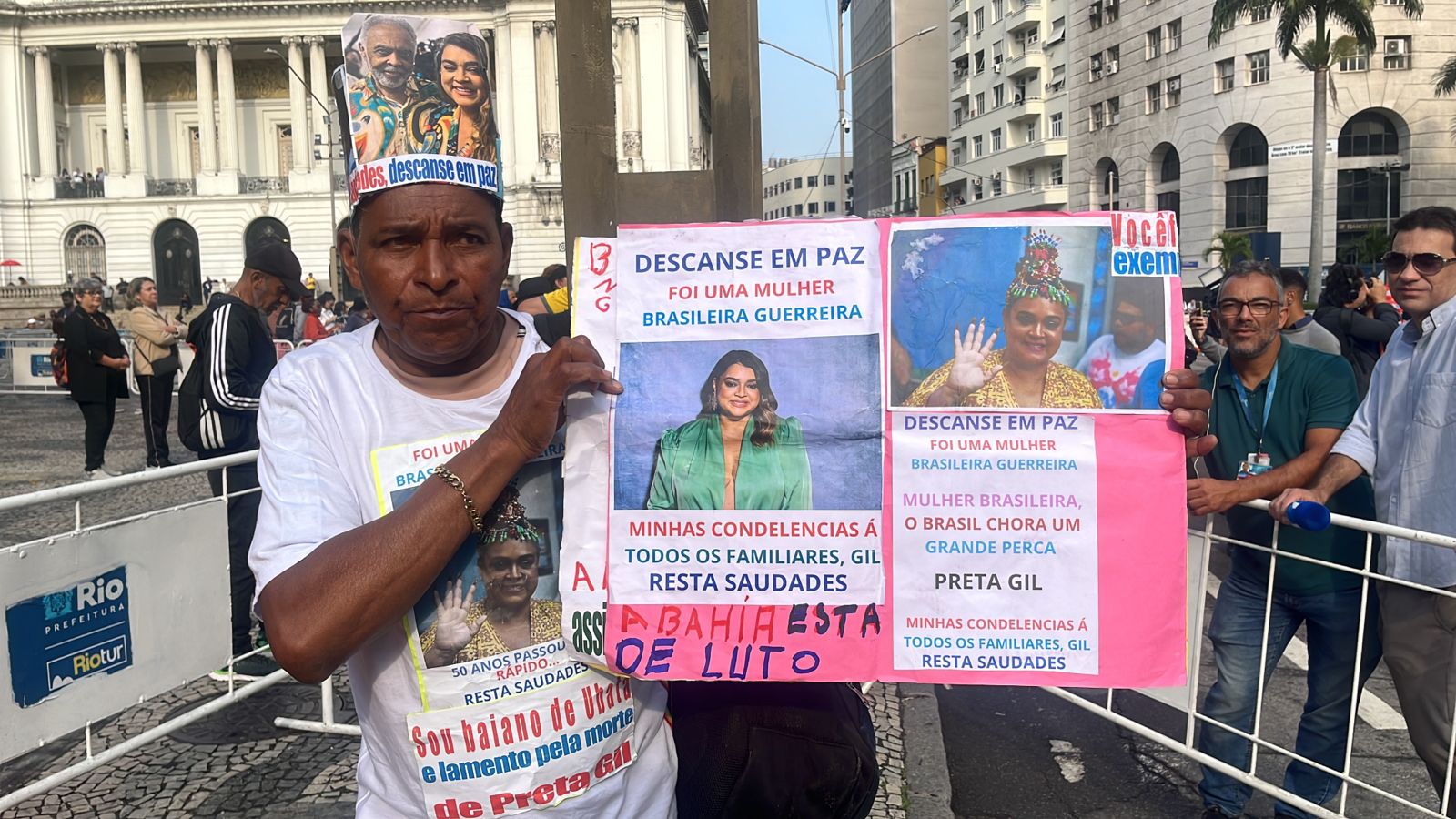 Quem foi o primeiro da fila para se despedir de Preta Gil em velório