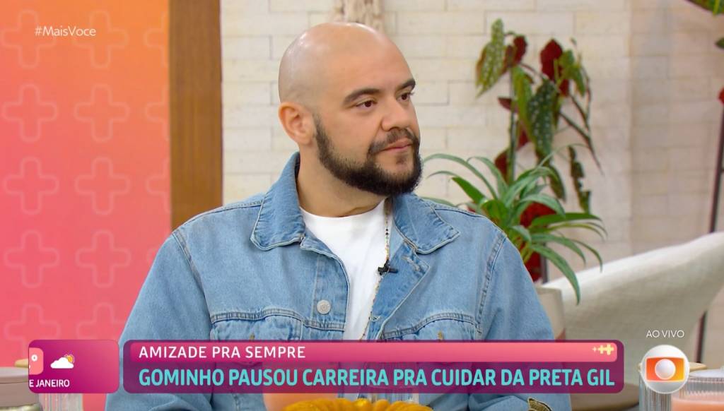 Gominho vai a velório de Preta Gil após Mais Você: ‘Celebrar a vida dela”