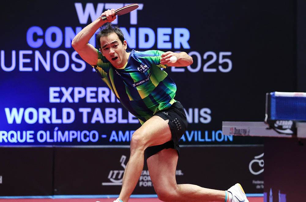 Hugo Calderano conquista título da WTT Contender Buenos Aires 2025