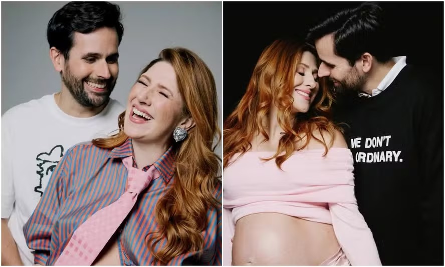 Em estado de graça, Dani Calabresa exibe barriga: mamãe a qualquer momento