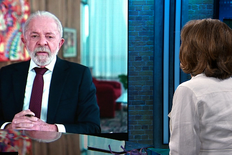 O que Lula disse na primeira entrevista a TV dos EUA após tarifa de Trump