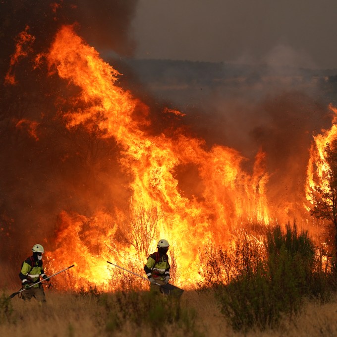 Vídeo: Incêndios florestais deixam um morto e devastam casas em Madri, na Espanha