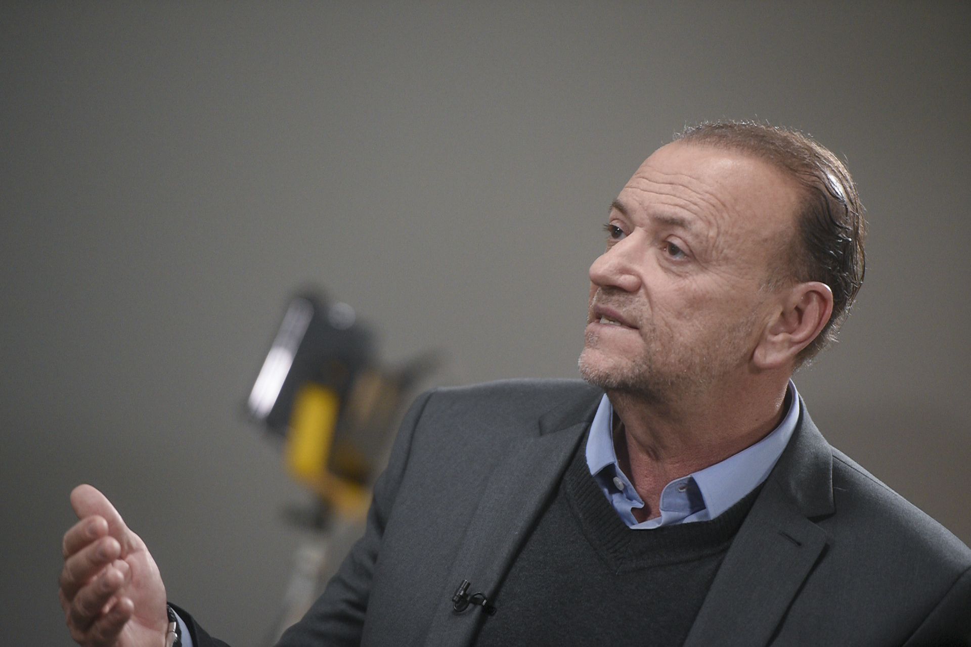 O presidente do PT, Edinho Silva, no programa "Amarelas On Air", de Veja.