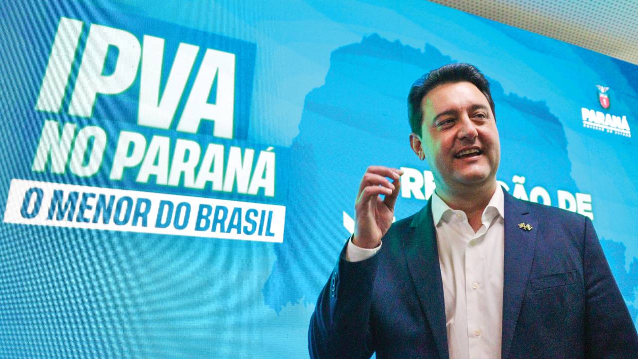 TRUNFO - O governador do Paraná, Ratinho Jr.: redução do IPVA é tida como uma aposta para romper barreiras do estado