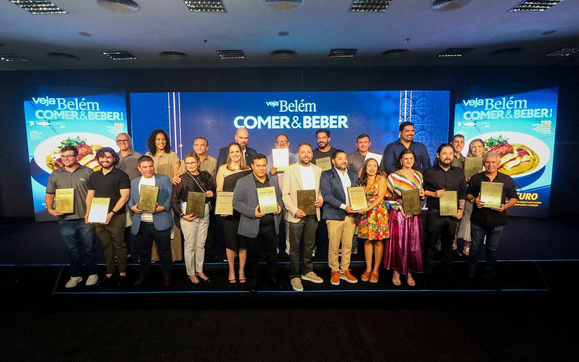 Os campeões da noite: dezesseis categorias contempladas pelo VEJA BELÉM COMER & BEBER 2025/2026