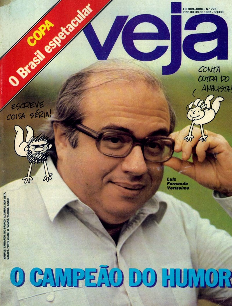 Capa de 7 de julho de 1982 de VEJA com Luis Fernando Verissimo