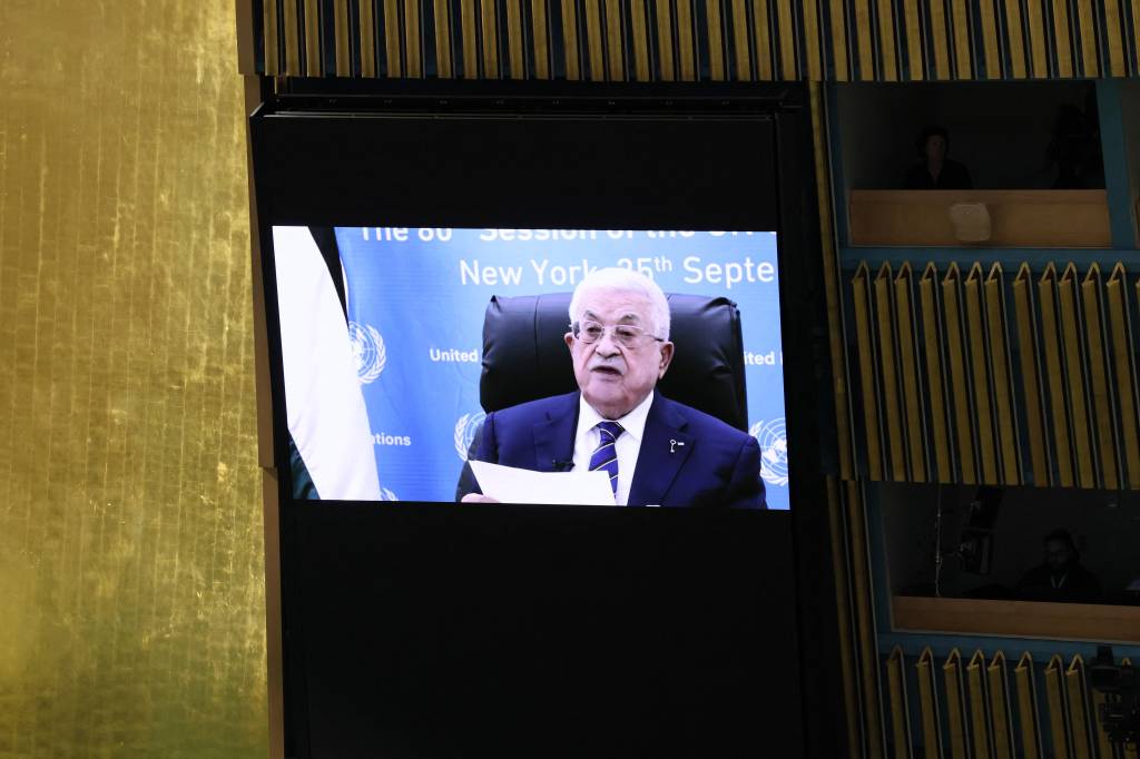 Com visto barrado, Abbas fala à ONU por vídeo, condena ‘genocídio’ e pede Estado palestino