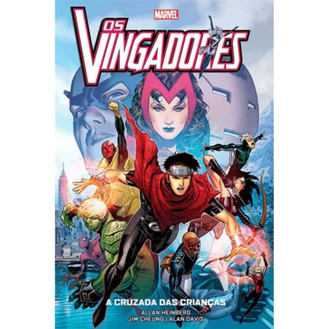 MOTIVO - Capa do álbum 'Os Vingadores: A Cruzada das Crianças': aventura contemporânea -