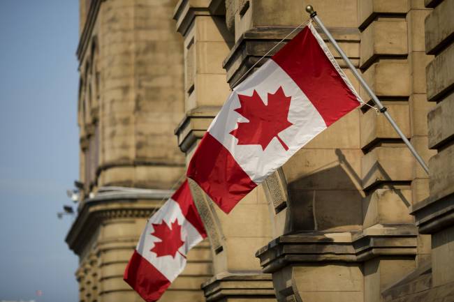 Canadá intercâmbio bandeiras