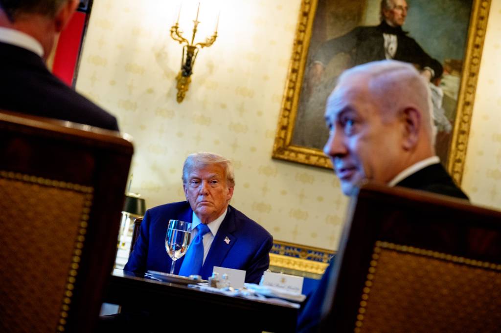 Sob pressão por cessar-fogo, Trump e Netanyahu se reúnem para discutir futuro de Gaza