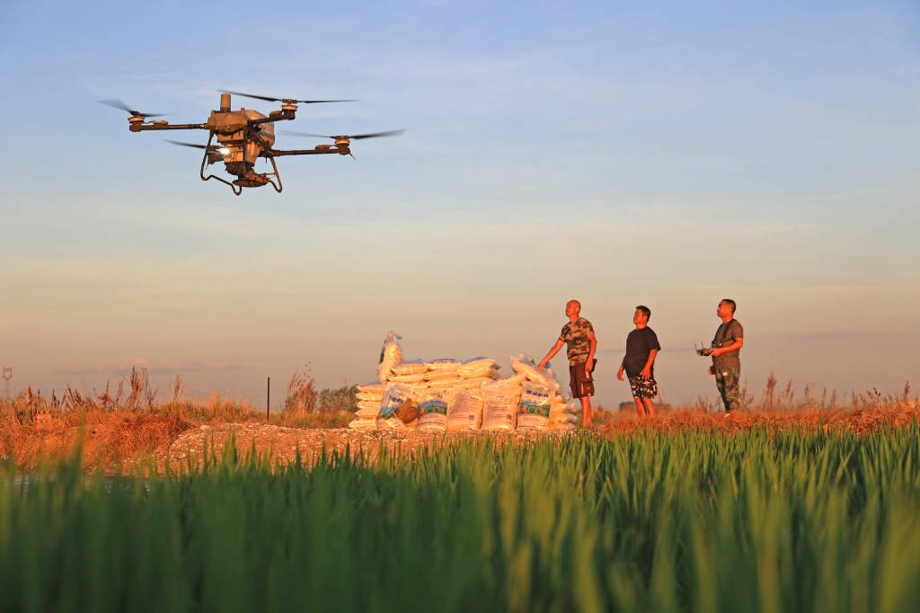 Drone fertilizante agronegócio china