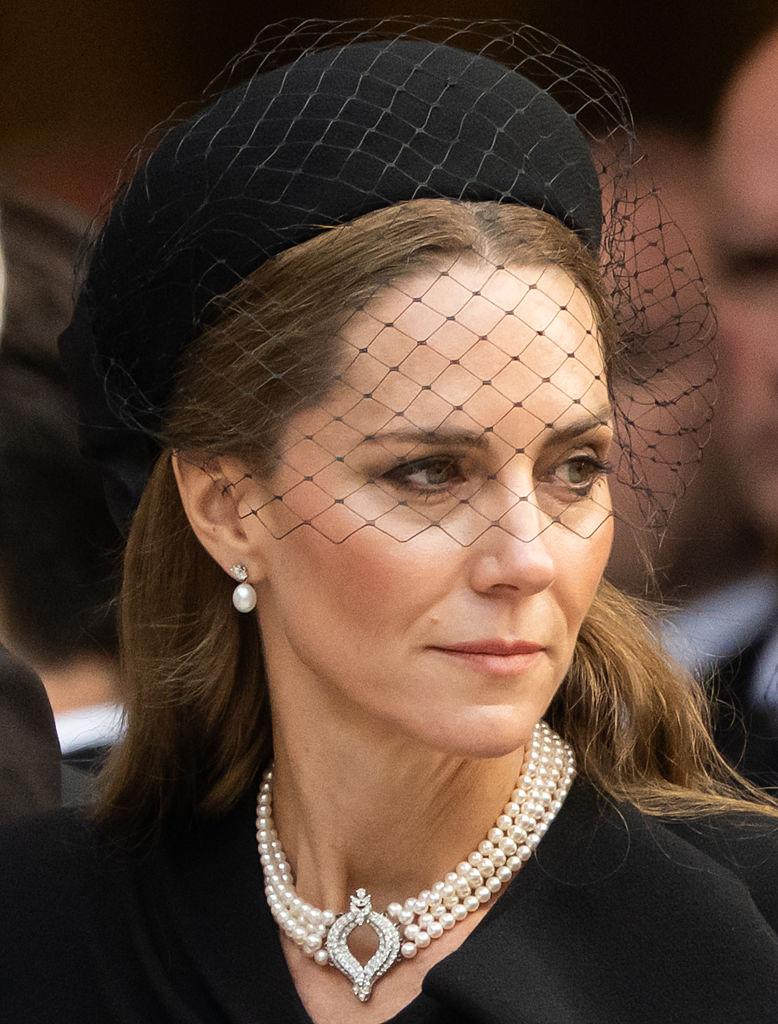 Kate Middleton e as pérolas da memória no adeus à Duquesa de Kent