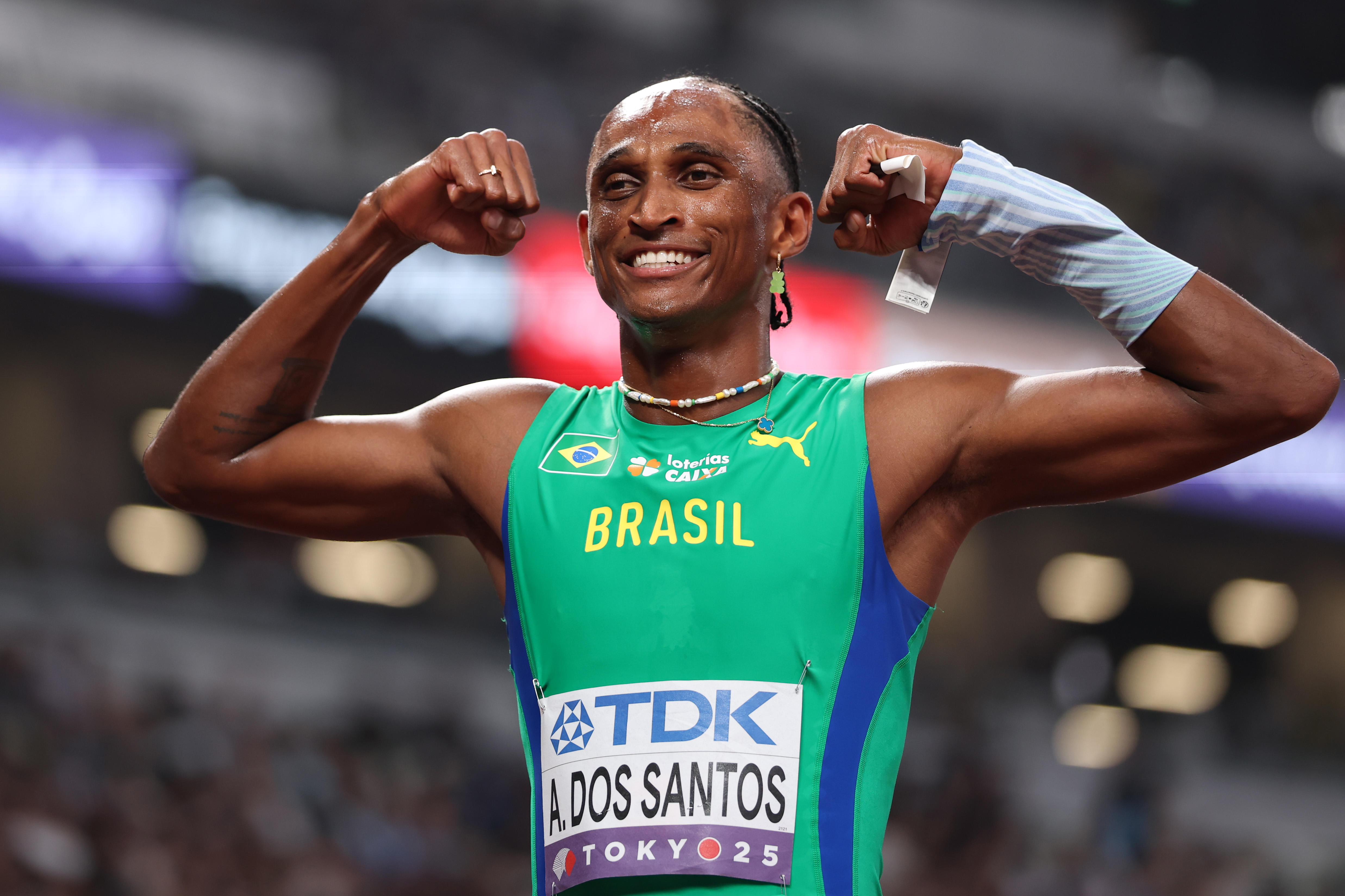 Alison dos Santos é prata nos 400m com barreiras no Mundial do Atletismo