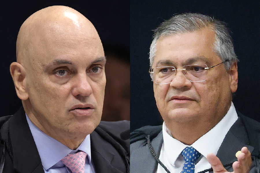 Moraes abre investigação sobre ameaças a Dino após voto contra Bolsonaro