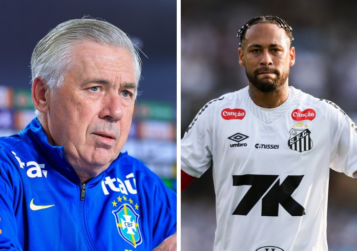 Carlo Ancelotti rebate declaração de Neymar sobre ausência na Seleção