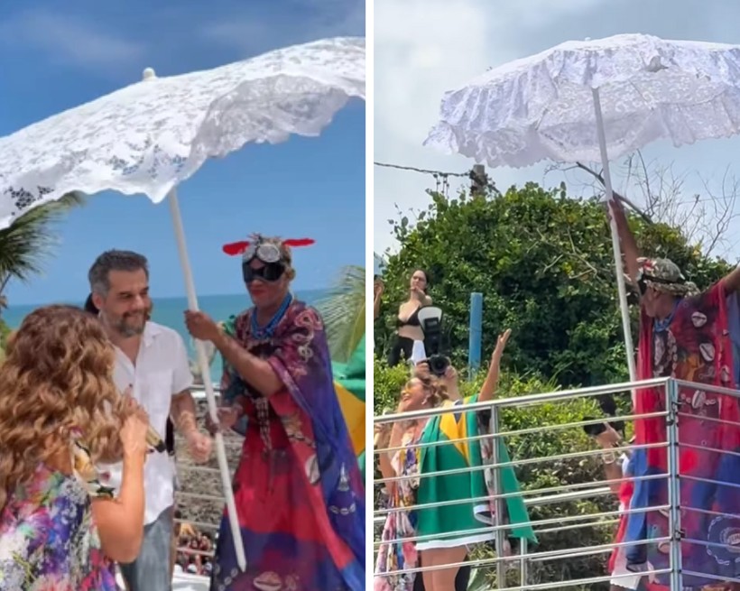 Quem é o ‘homem do sombreiro’ que chamou atenção em protesto em Salvador