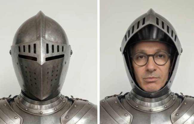 Romeu Zema com armadura medieval em vídeo de protesto no Instagram