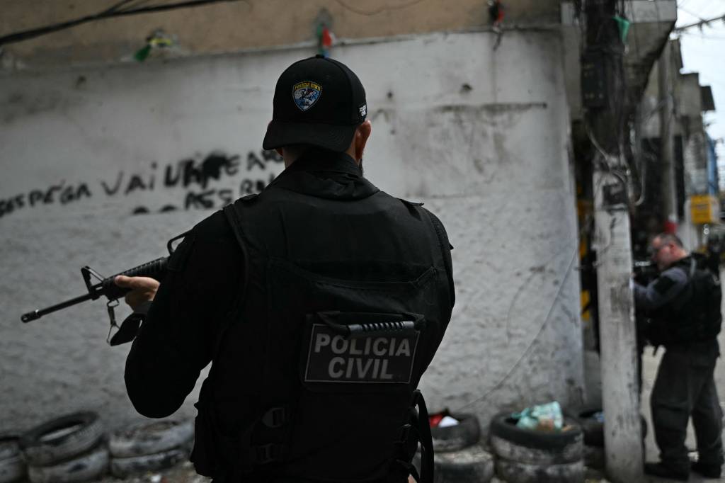 Operação policial contra o Comando Vermelho na Vila Cruzeiro, no Complexo da Penha, no Rio (28/10/2025)