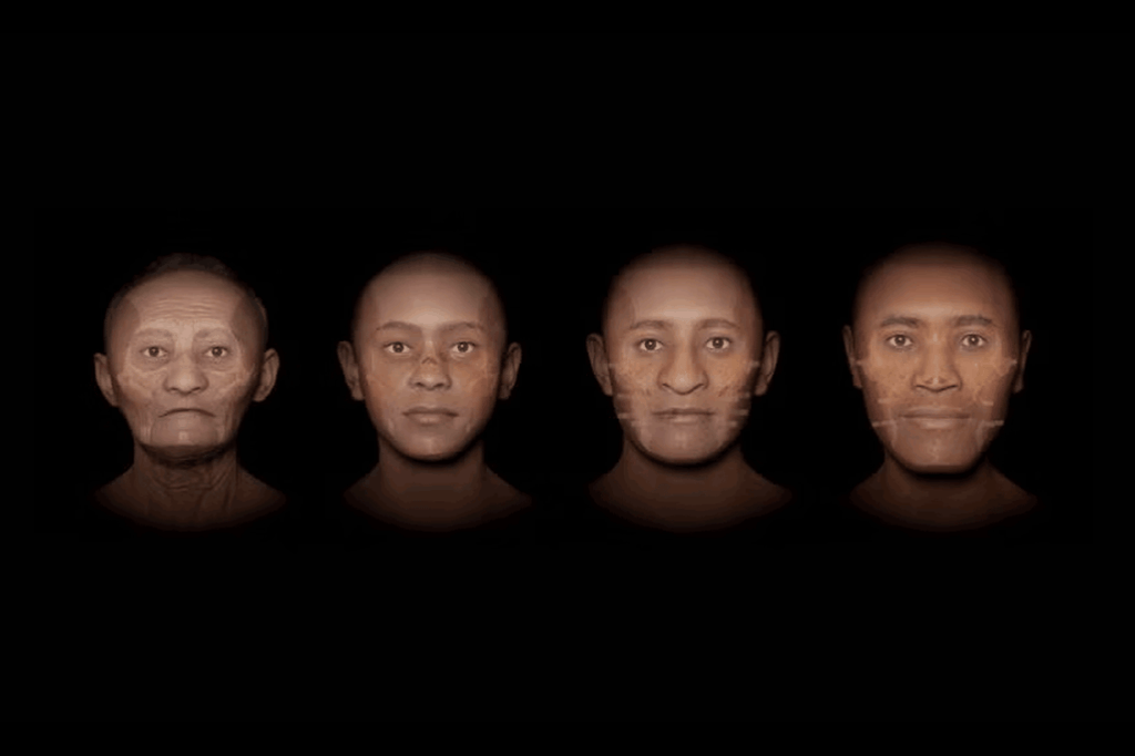 Tecnologia 3D recria rostos de múmias sepultadas com máscaras mortuárias