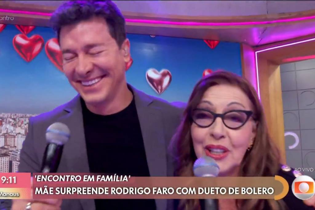 A surpresa que fez Rodrigo Faro chorar na TV Globo