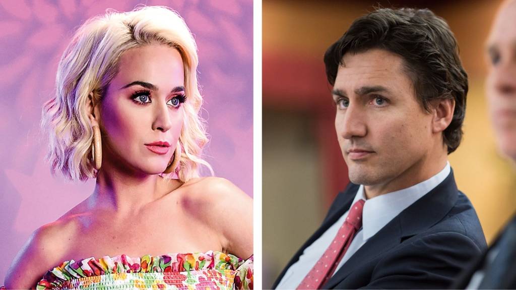 Katy Perry e ex-primeiro-ministro do Canadá são vistos de mãos dadas