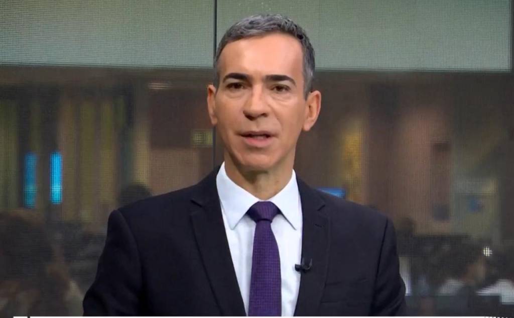 A quebra de protocolo na Globo na despedida de César Tralli do Jornal Hoje