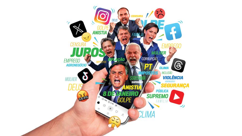 Pesquisa exclusiva mostra batalha nas redes entre governo e oposição ainda mais acirrada