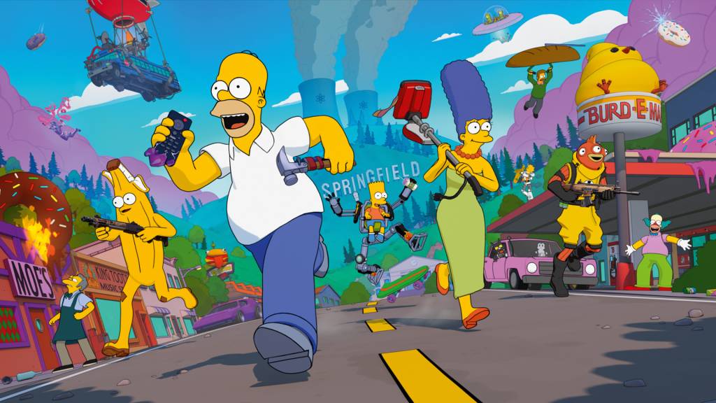 Entrada de Os Simpsons na franquia de jogos Fortnite revela o duradouro apelo da animação