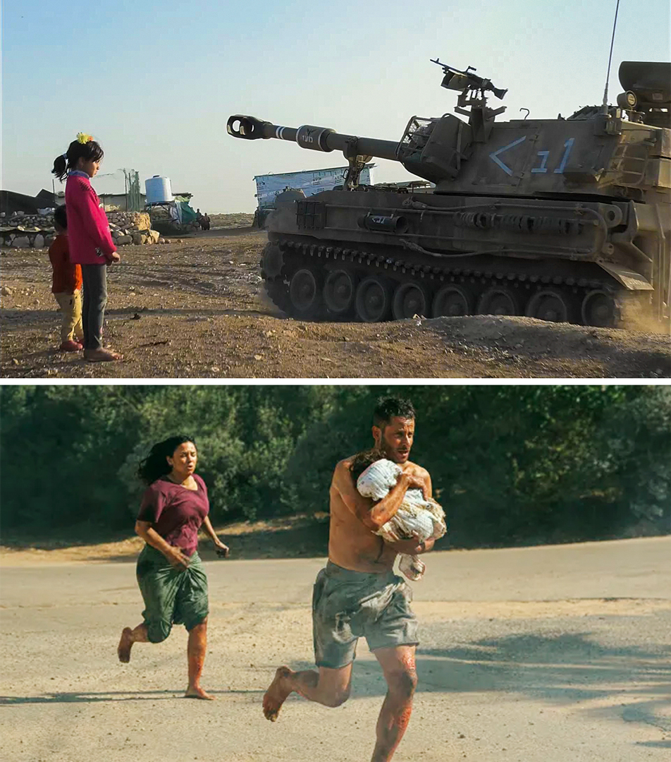 DORES REAIS - O document&aacute;rio Sem Ch&atilde;o (acima) e a s&eacute;rie dramatizada One Day in October: o perigo em cena