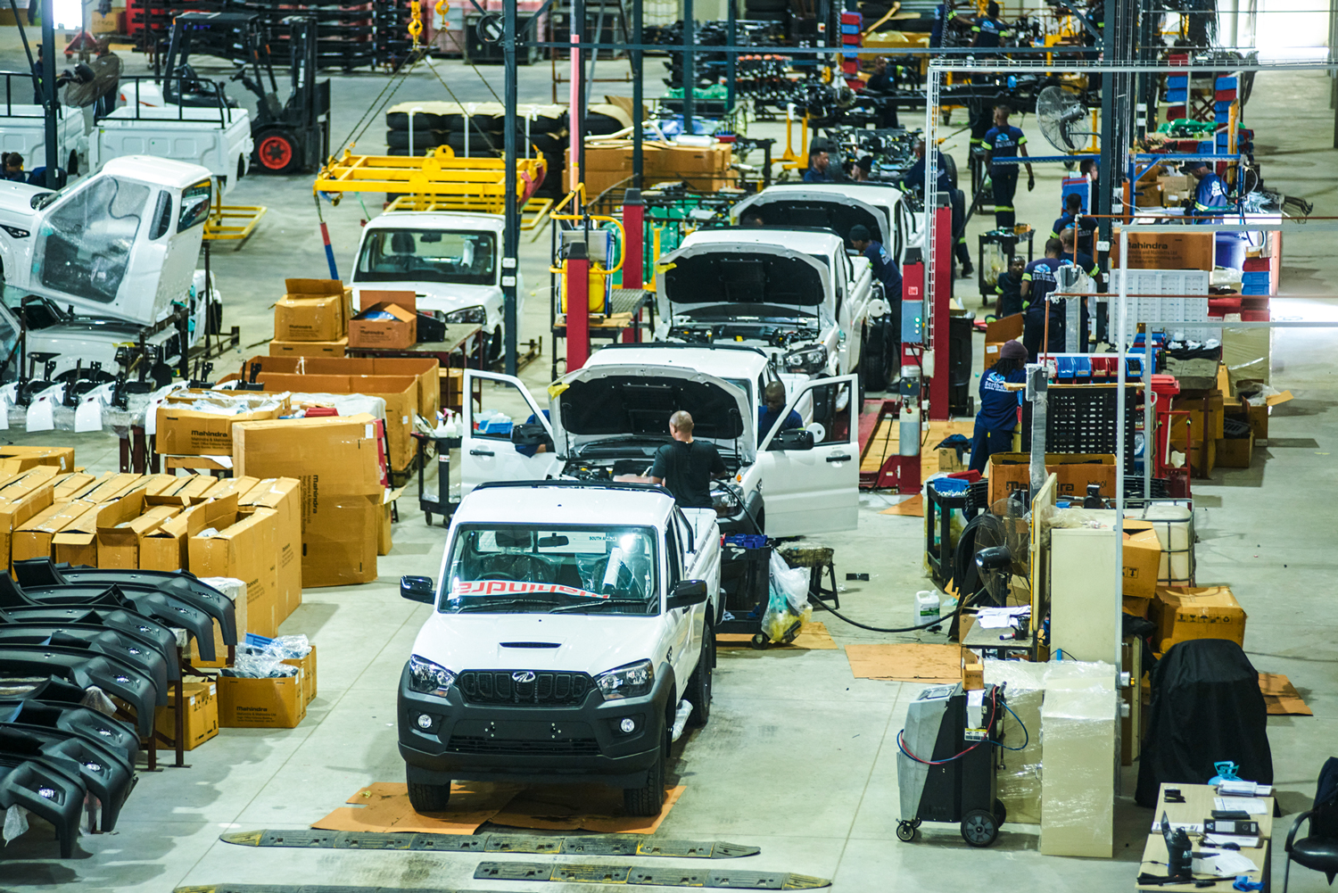 A montadora indiana Mahindra: aporte de 100 milh&otilde;es de reais