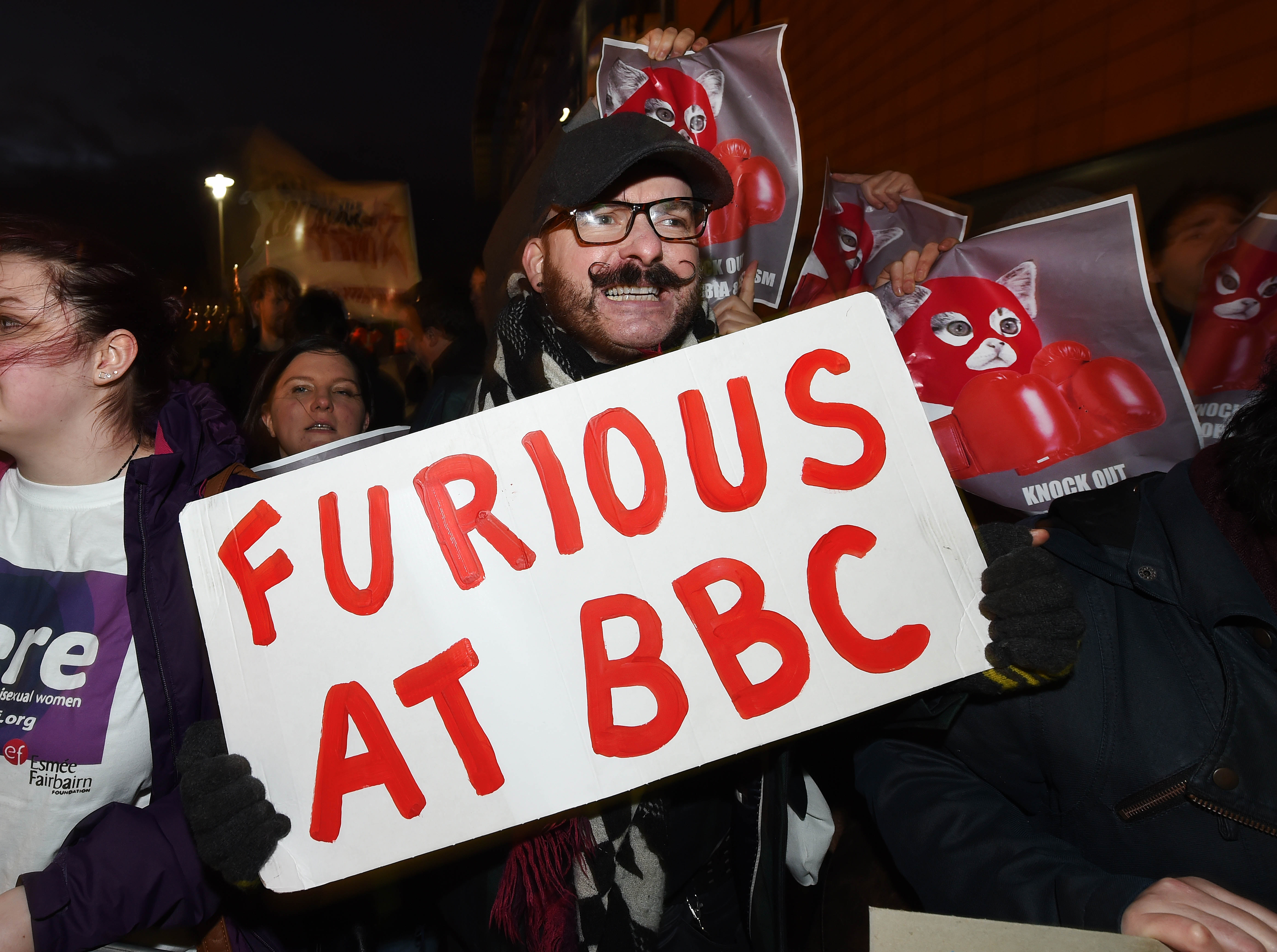 Protesto LGBT contra a BBC