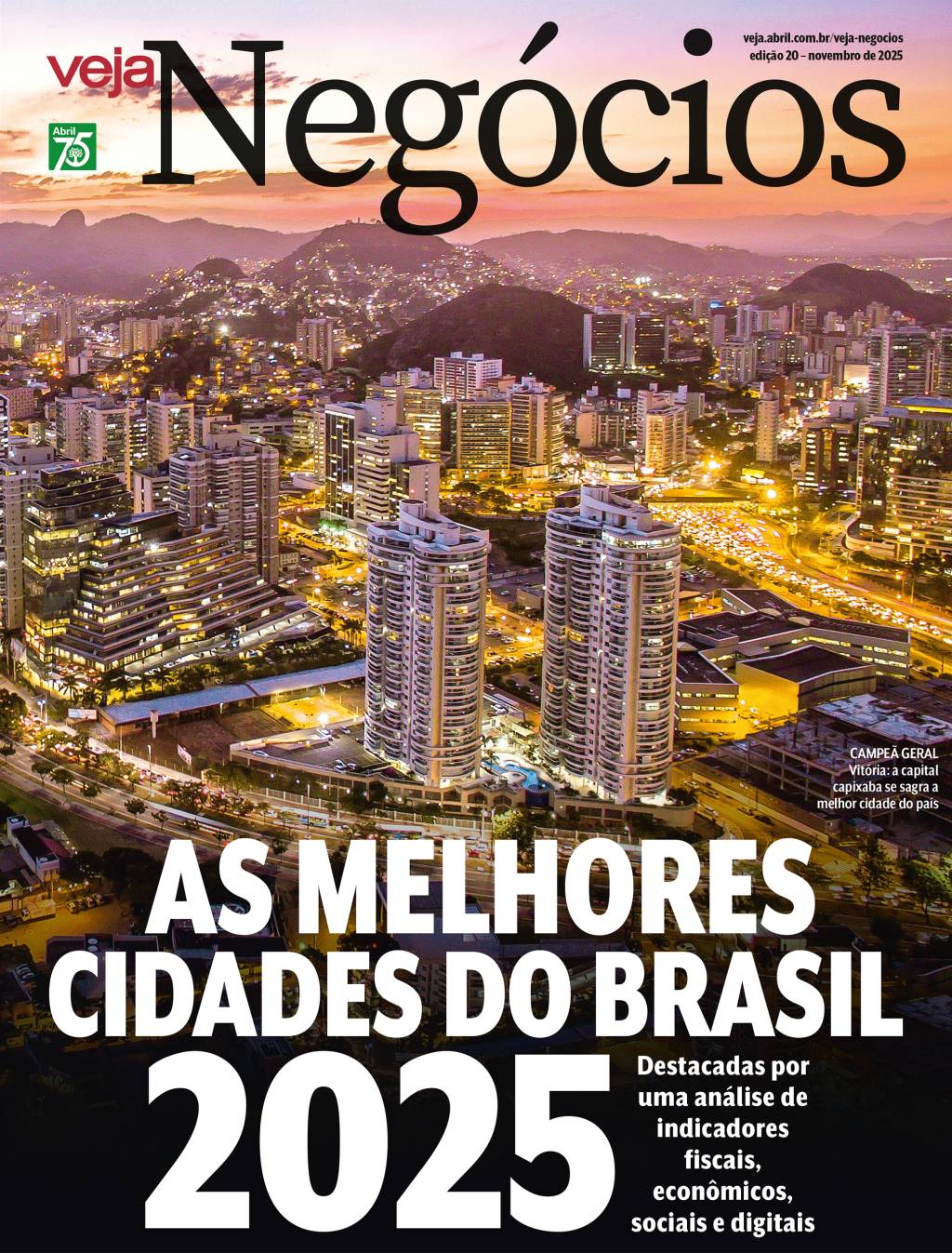 AS MELHORES CIDADES DO BRASIL 2025