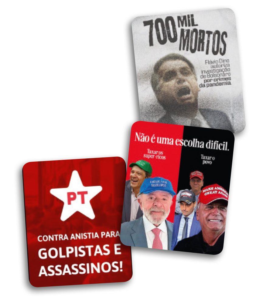 GOLPISTA -&ensp;Redes do PT: ataques dirigidos a Bolsonaro e cr&iacute;ticas ao governo passado