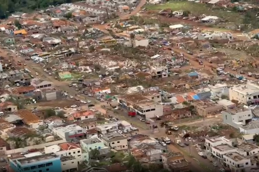 Por que a população de Rio Bonito do Iguaçu não recebeu alerta de tornado