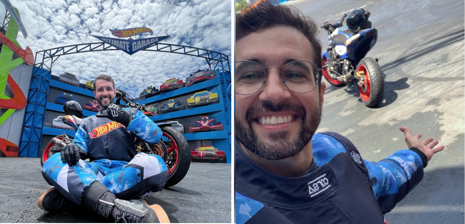 A vida fora das pistas de piloto de moto morto no Beto Carrero World