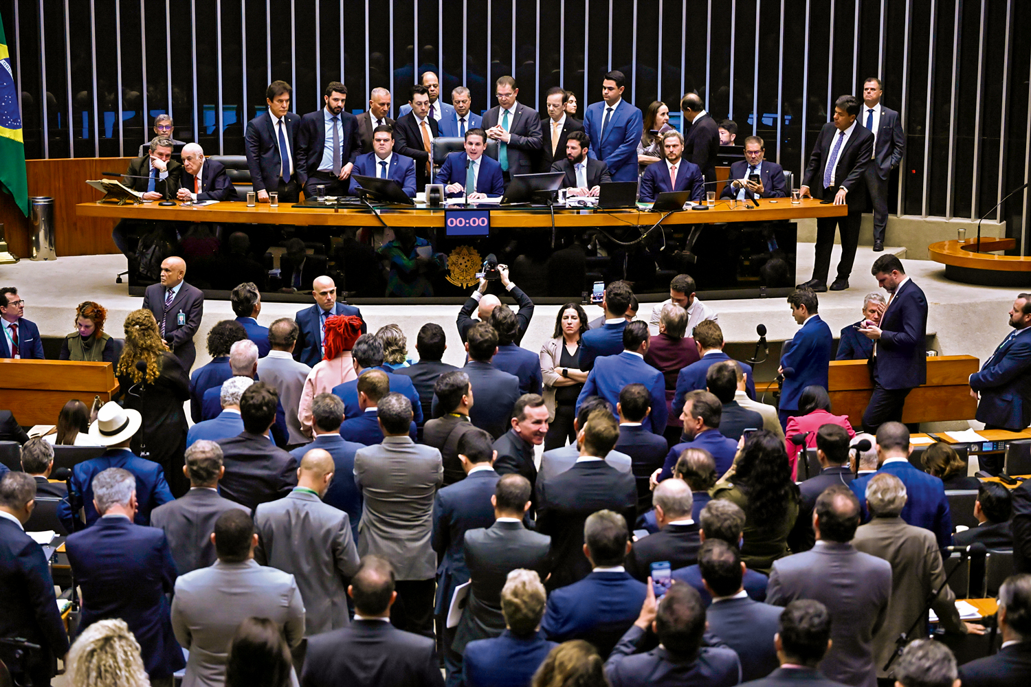 PRESSIONADO -&ensp;Hugo Motta: capacidade de comando contestada ap&oacute;s motins