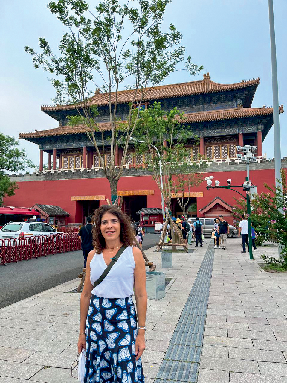 POLIGLOTA -&ensp;A auditora Simone Godoy: ela domina o ingl&ecirc;s e o italiano