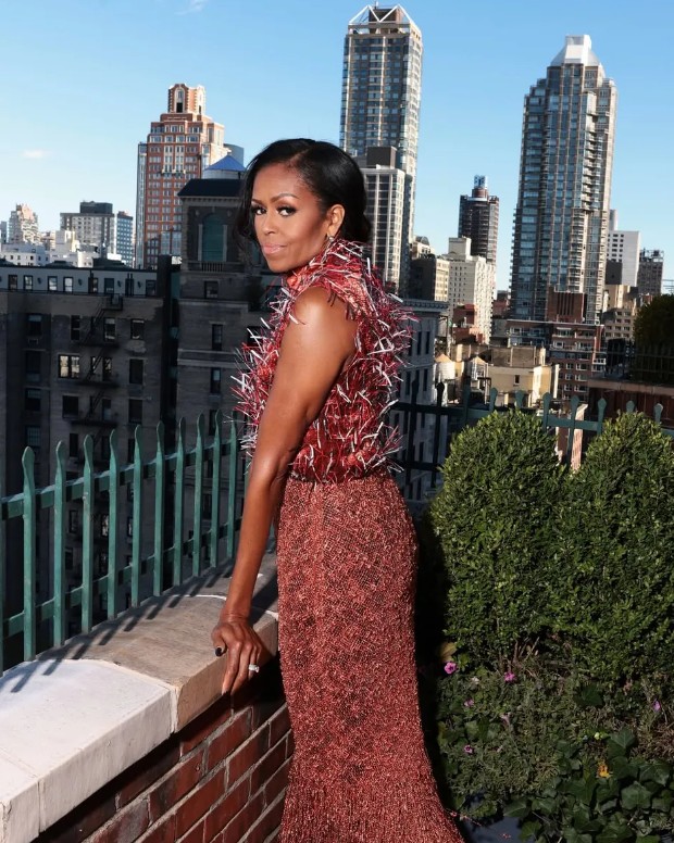 Michelle Obama: at&eacute; um Chanel pode ser mais divertido para as celebra&ccedil;&otilde;es de fim de ano