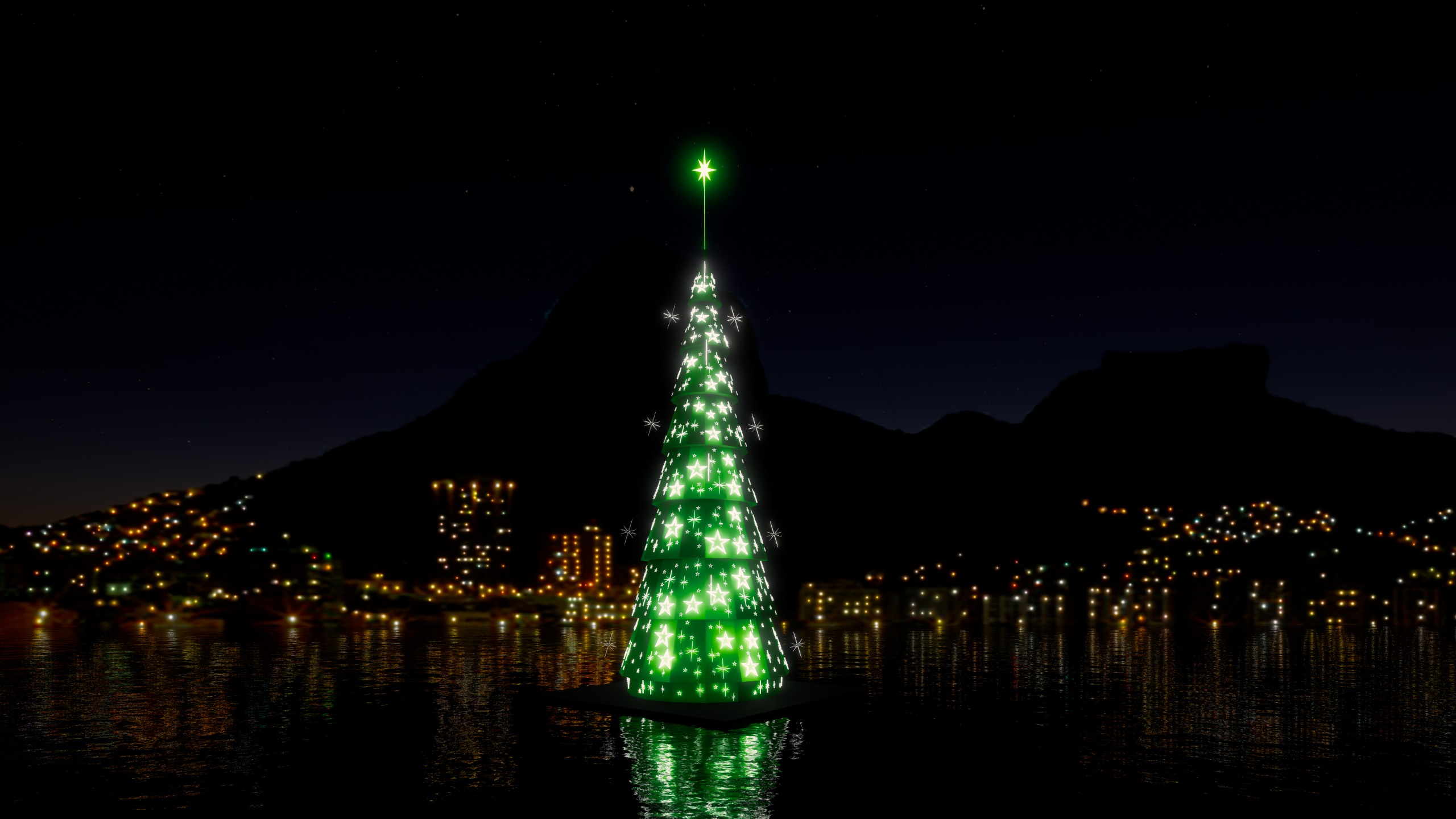 Árvore de Natal da Lagoa estreia em versão mais sustentável da história