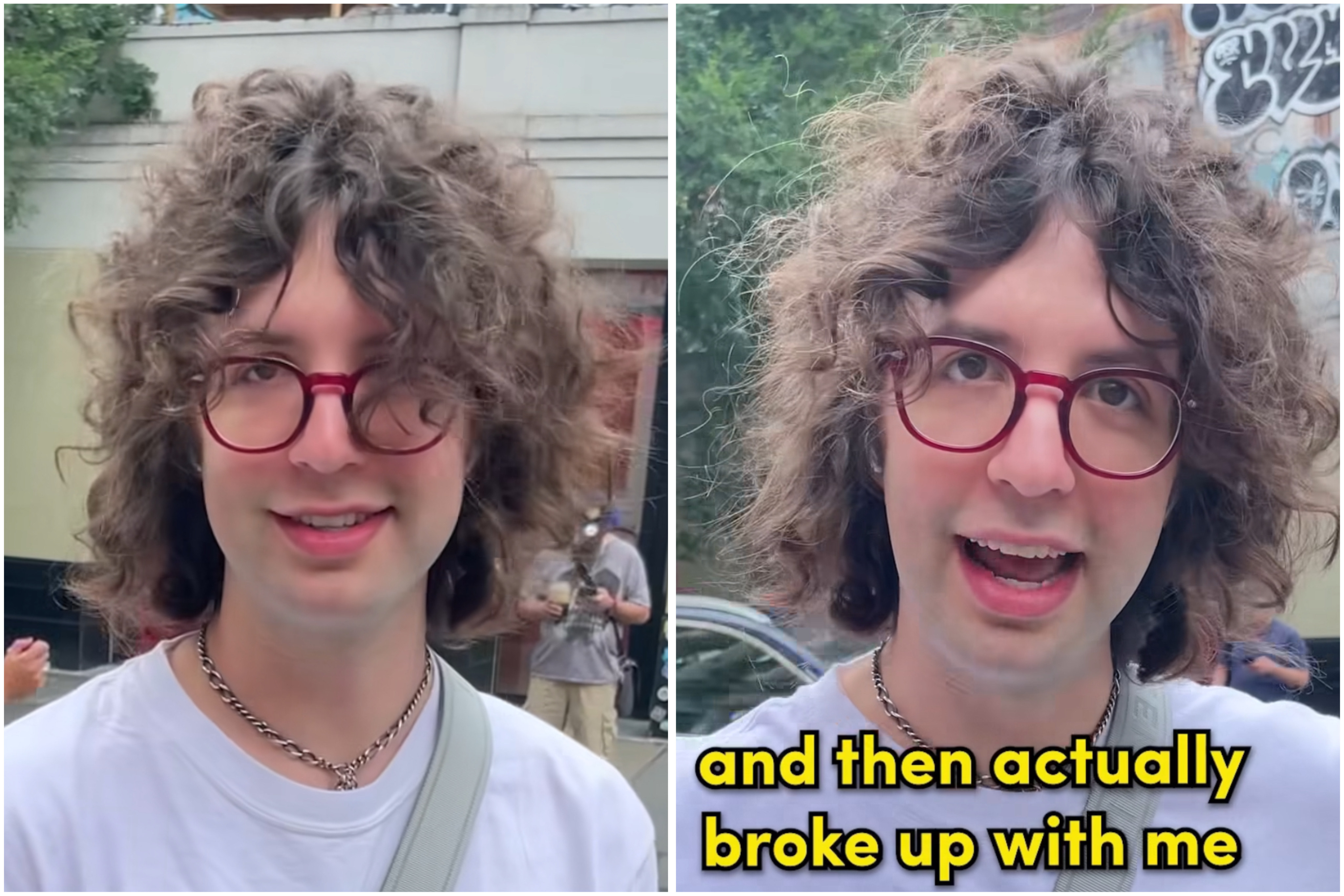 A reação de Lucas Jagger após entrevista inesperada na rua