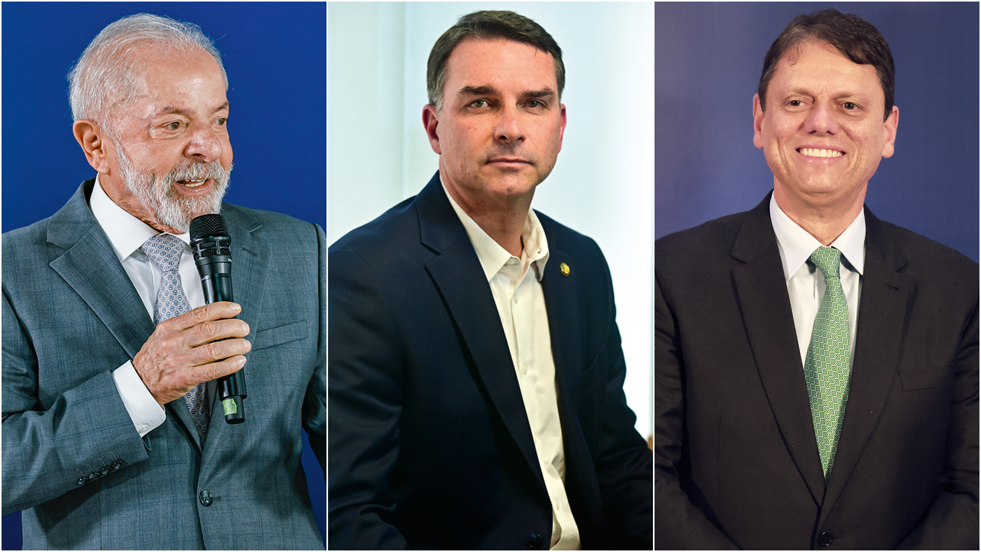 Lula, Fl&aacute;vio Bolsonaro e Tarc&iacute;sio: investidores esperam candidatos comprometidos com o ajuste fiscal