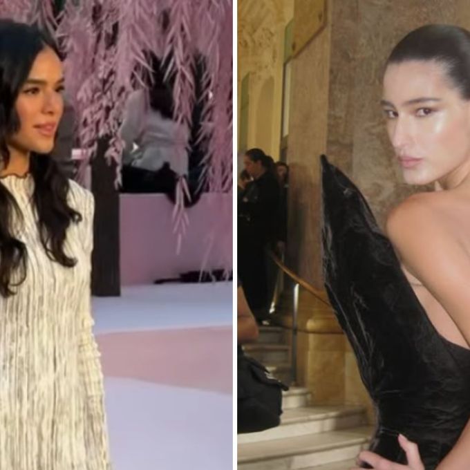 A reação de affair de João Guilherme ao ver Bruna Marquezine em desfile