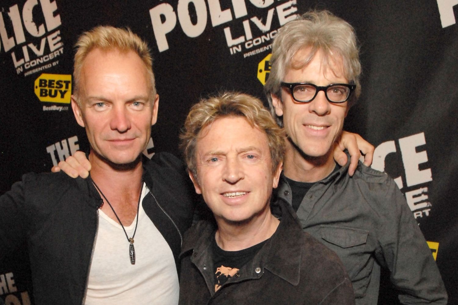Sting, Andy Summers e Stewart Copeland em 2007