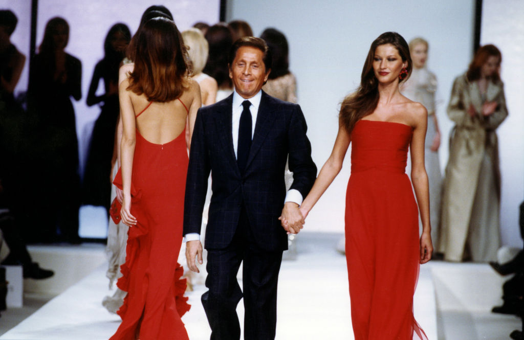 Valentino Garavani et Gisele Bündchen
