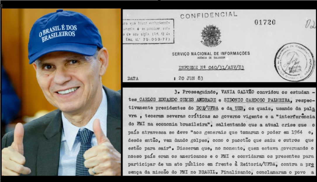 Ditadura produziu mais de 140 relatórios citando o superministro de Lula