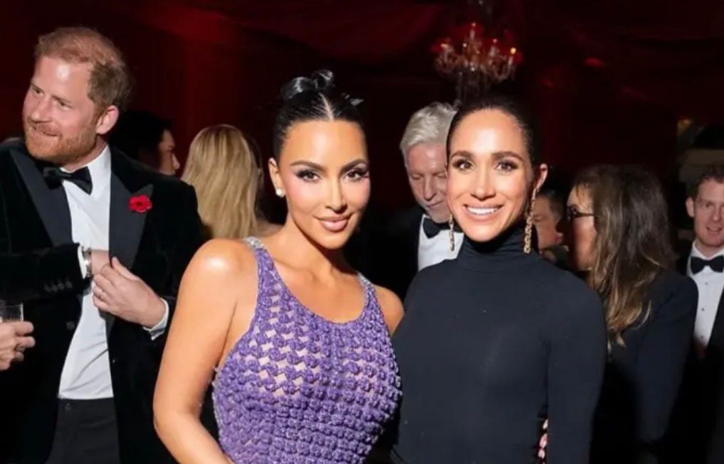O que fez Kim Kardashian apagar foto com príncipe Harry e Meghan